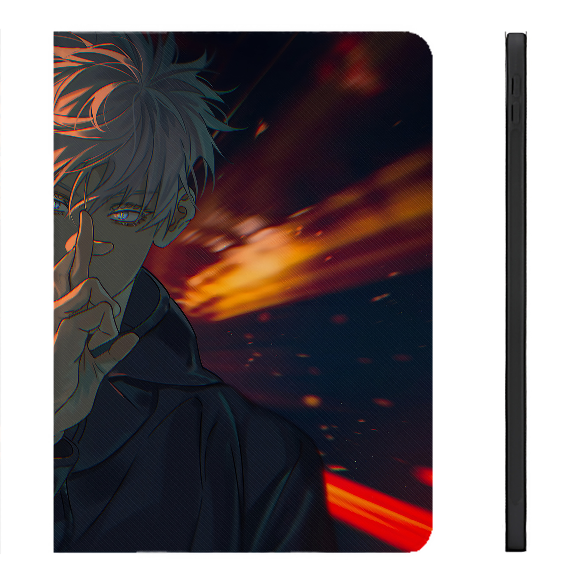 （画像用） 呪術廻戦 Jujutsu Kaisen IPadケース ペンホルダー付き ブックスタイルデザイン